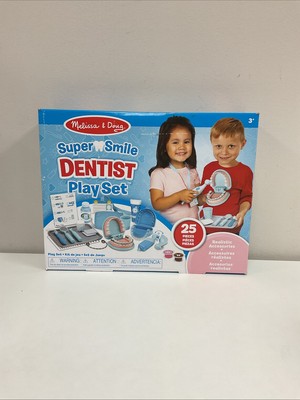 Melissa & Doug Super Smile Dentist Kit w/Pretend Play Set of Teeth & Dental G46