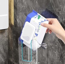 Kitchen Wipes Storage Box, New No Punching Wall-Mounted Tissue Holder for...