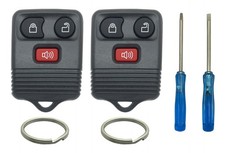 Key Fob Shell Case Fits for Ford F150 F250 F350 Explorer Expedition 2 Black