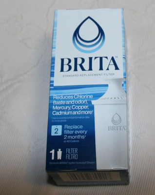 Brita Standard Replacement Water Filters for BRITA Pitchers and Dispensers NIB