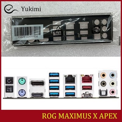 NEW FOR ASUS ROG MAXIMUS X APEX Ｍotherboard I/O Shield Backplate