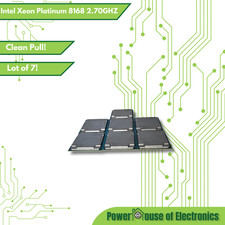 Intel Xeon Platinum 8168  SR37J  2.70GHZ  Lot of Seven 