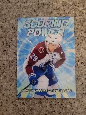  2025-26 Flair Hockey Nathan MacKinnon Scoring Power Spectrum Insert #/99