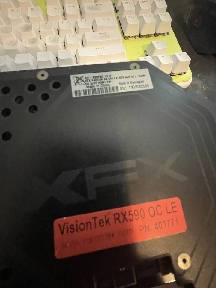 VisionTek RX 590 OC LE / XFX RX 590 "FAT BOY" OC 8GB DDR5 Graphics Card - Image 2 of 4