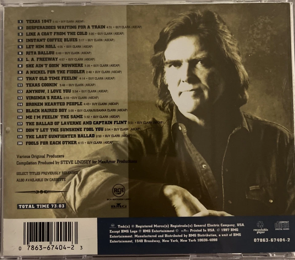 Guy Clark „ The Essential Guy Clark“ CD - Bild 2 von 2