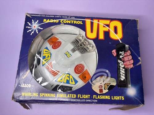 Vintage Illco Radio Control UFO Parts & Repair Motor Runs Broken Controller