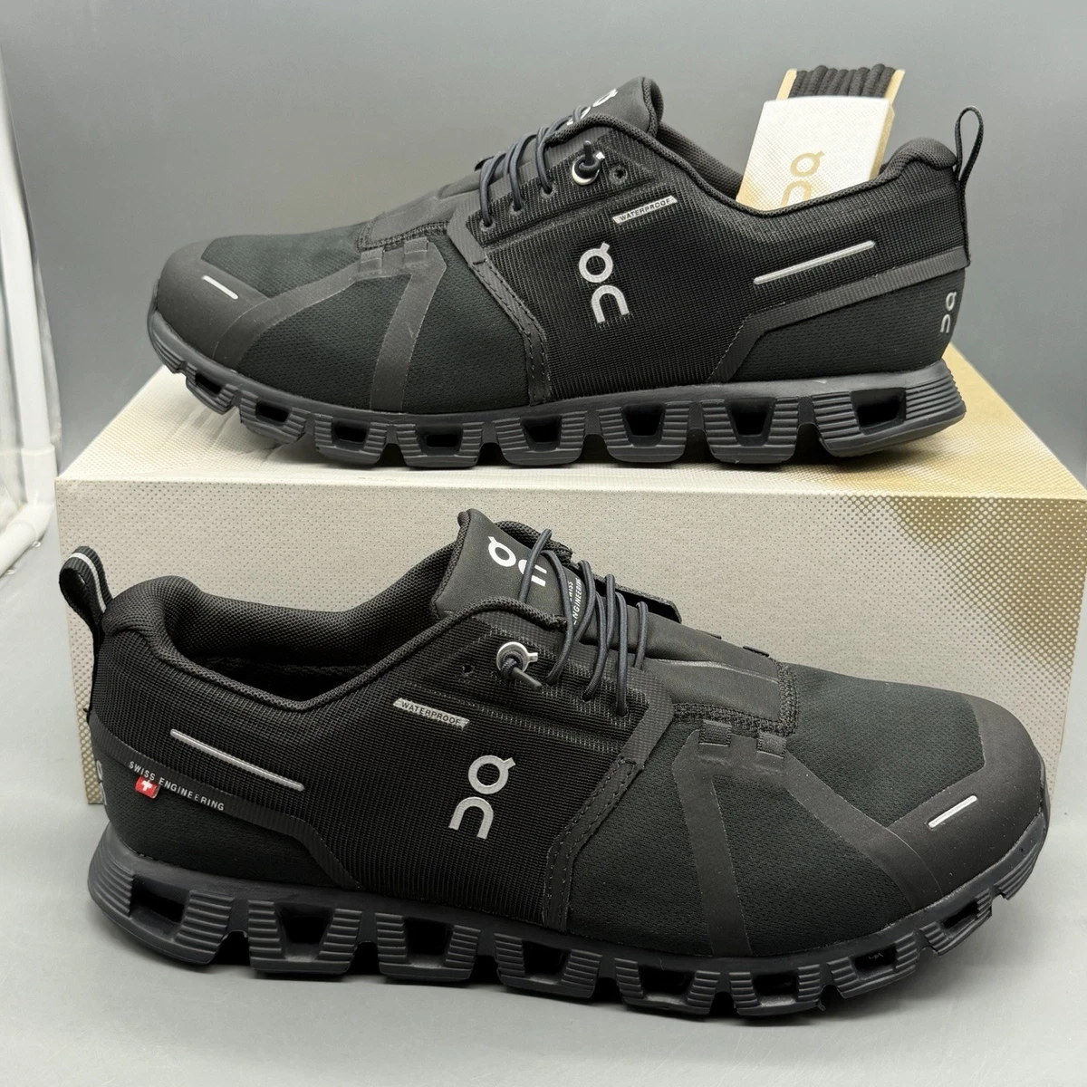 ON Cloud 5 Waterproof All Black for sale | eBay