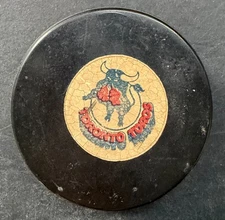 Circa 1973-76 Toronto Toros WHA Official Viceroy MFG. CO LTD. Game Puck Hockey