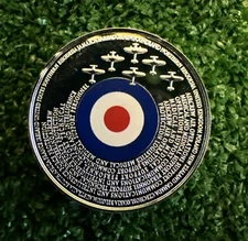 2015 SILVER Coin/Medal  - 75TH ANNIVERSARY of the BATTLE OF BRITAIN