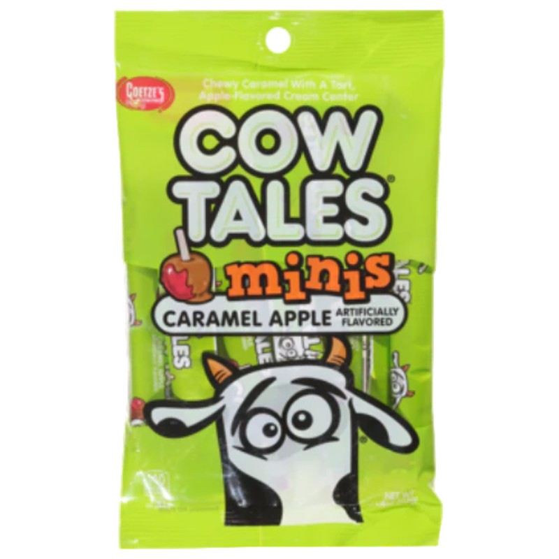 2x Goetzes Cow Tales Mini Caramel Apple Chewy Candy Snack Sweet Treats New 4oz 2490₽