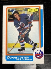 Duane Sutter #39 1986-87 O-Pee-Chee New York Islanders