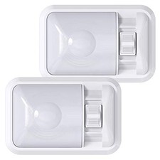 2 Pack 12V RV Ceiling Dome Light RV Interior Lighting Frosted Lens for