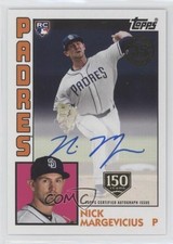 2019 Update 1984 Topps Baseball 150th Anniversary /150 Nick Margevicius Auto mp7
