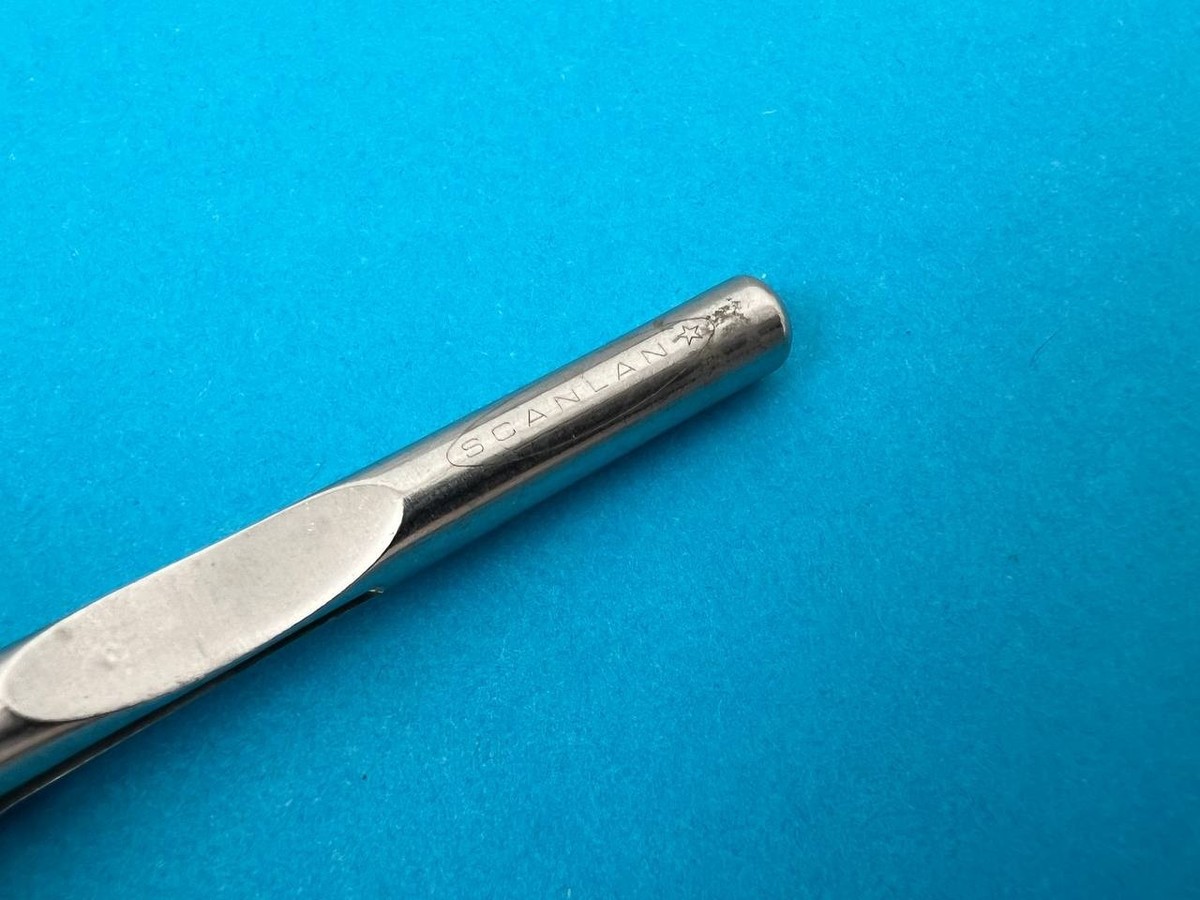 Scanlan 4004-220 Dennis Micro Forceps 1mm Diamond Dust Ring
