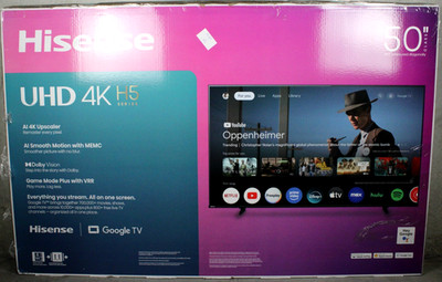 Hisense 50 Inch Class H5 Series 4k UHD HDR TV 50H5BG Dolby Visio