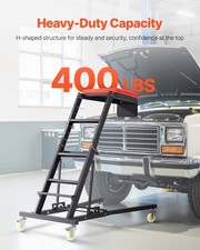 US Automotive Top Creeper, Engine Creeper 42.5"-64.8", 400 LBS Capacity High