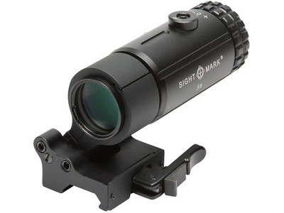 Sightmark T-3 3x Red Dot Magnifier with LQD Flip to Side Quick Detachable Mount