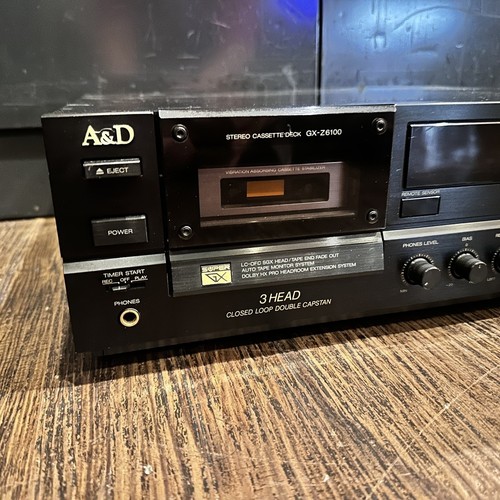 AKAI A&D GX-Z6100 Cassette Deck 3 Head Closed Loop Double Capstan Serviced