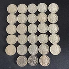 Lot of Buffalo Nickels Varying Condition & Years Money Coins Indian