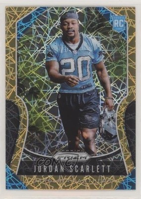 2019 Panini Prizm Rookies Lazer Prizm Jordan Scarlett #376 Rookie RC p6d
