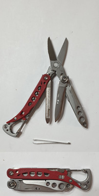     Leatherman Style CS Retired Multi Tool Collectable Keychain Rare Red