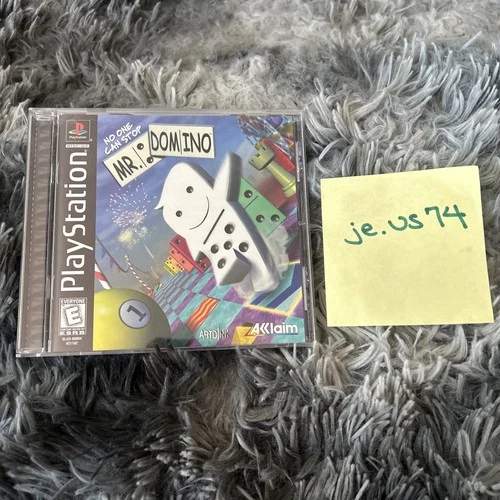 No One Can Stop Mr. Domino (Sony PlayStation 1, 1998) PS1 Complete CIB Tested