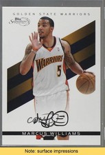 2008-09 Topps Signature Facsimile 262/289 Marcus Williams #TS-MW READ 0af