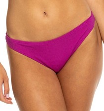 Roxy Junior's Women's Aruba Hipster Bikini Bottoms Dark Pink Size XL NWT