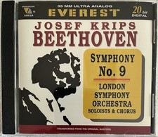 Beethoven Symphony No. 9 Josef Kripps 1994 Everest 35mM Ultra Analog CD NM