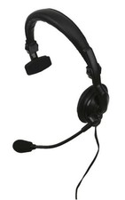 Kenwood KHS-7A Single Muff Headset w/Boom Mic  In-line PTT