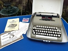 1962 Smith Corona Sterling Portable Typewriter, 5A series, Ready to Write!