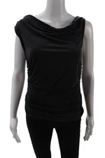 Pilcro and the Letterpress Anthropologie Womens Black Blouse Sleeveless Size S