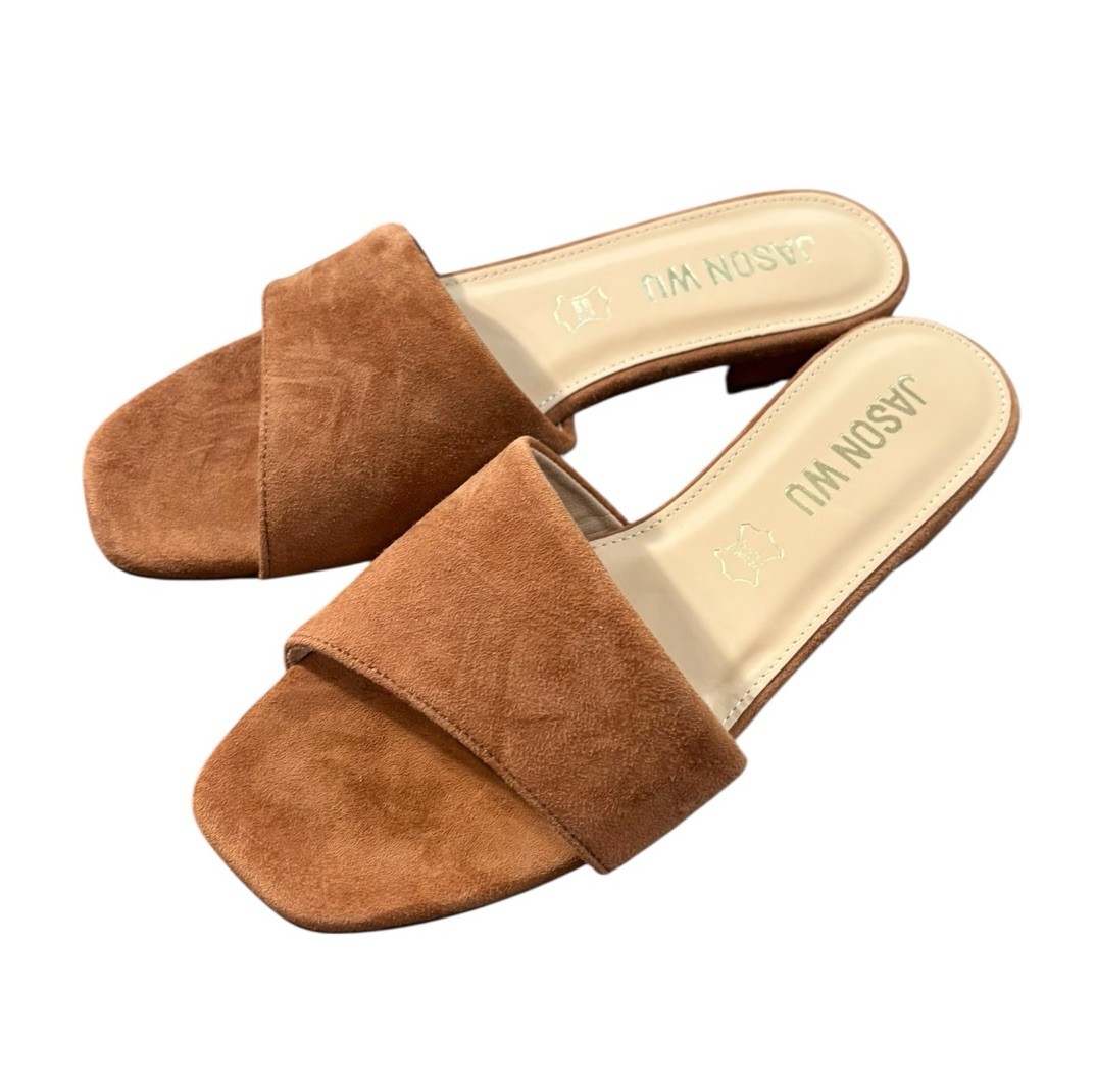 APL Sandali Jason Wu in pelle scamosciata marrone taglia 7 5 slip on lusso