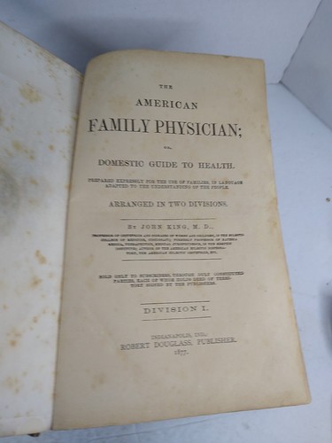 1877 King's New American Family Physician By John King - Afbeelding 12 van 19