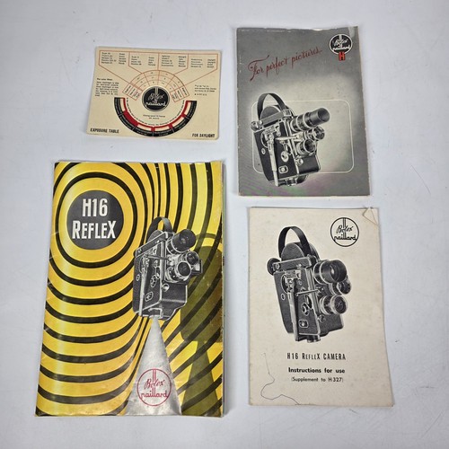 Corpo fotocamera vintage Paillard Bolex H16 reflex 16 mm con extra - Foto 2 di 24