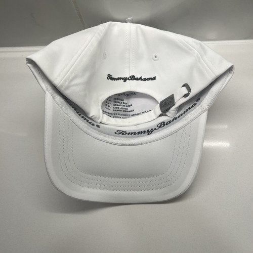 Tommy Bahama Tip Your Cap Mütze Margarita Strapback verstellbare Passform weiß NEU - Bild 3 von 4