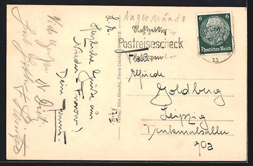 Ansichtskarte Niederfinow, Schiffshebenwerk des Hohenzollernkanals 1934 - Picture 2 of 2