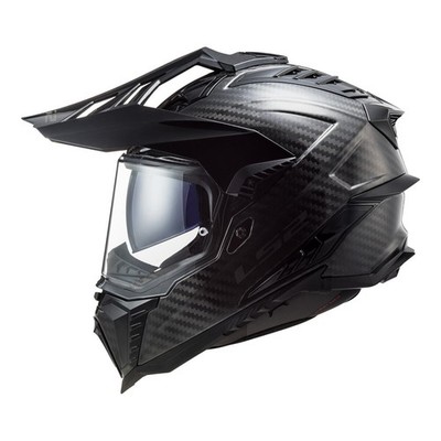 LS2 Matte Carbon Explorer Carbon Helmet (Adult L) 701-2014