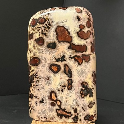 978G Beautiful Natural Chinese Dendritic Limestone Picture Stone Guohua C12