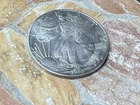 1990 Walking Liberty American Eagle .999 Fine Silver Dollar Coin 1oz. $1 USA Unc