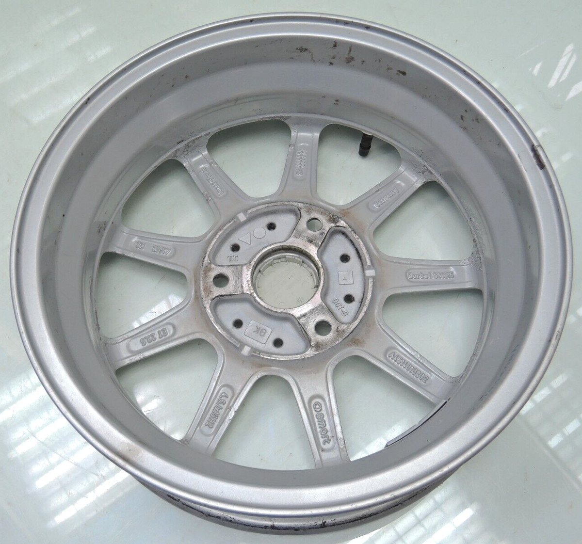 1x SMART FORTWO / 4,5x15 et23,5 / ALUFELGE ALU FELGE vorne  