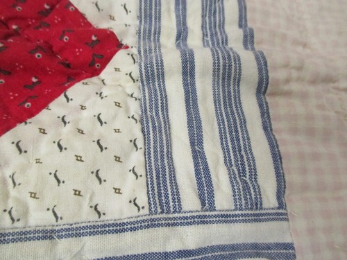 Vintage Ralph Lauren Pillow Sham Cover Patchwork pattern 24"x30" - Picture 3 of 7