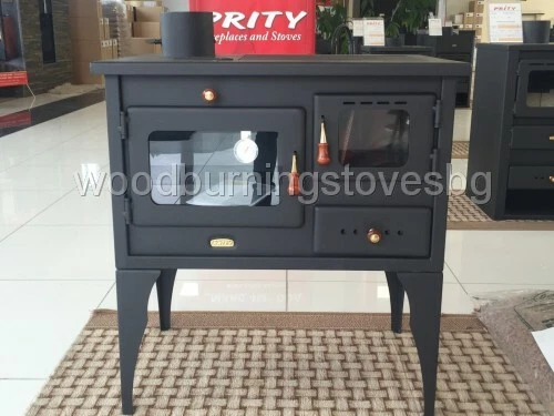 Küchenofen Holzherd Kaminofen Rauchrohr Links Prity 1P34L 10,1kw. BImSchV2 EEK-A - Bild 3 von 7