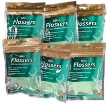 GOODSENSE Mint Flossers w/ Gum Stimulator Pick 50ct ( 6 pack )