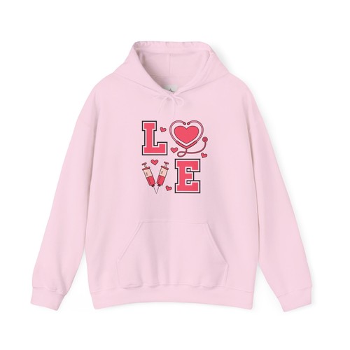 Love Graphic Hoodie, Valentine's Day Sweatshirt, Cozy Unisex Love Sweatshirt, - Foto 20 di 23