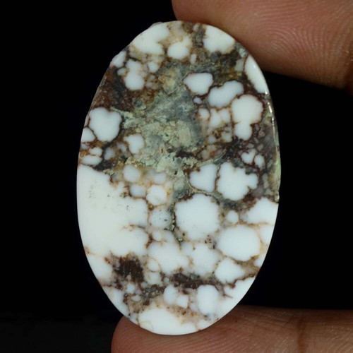 Natural Wild horse (Arizona) Magnesite Jasper Cabochon Gemstone White Red - Picture 14 of 22
