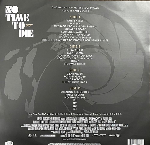 Neu 2LP " Nein Time To Die " (Bild Disc) Soundtrack von Hans Zimmer 2021 - Bild 4 von 5