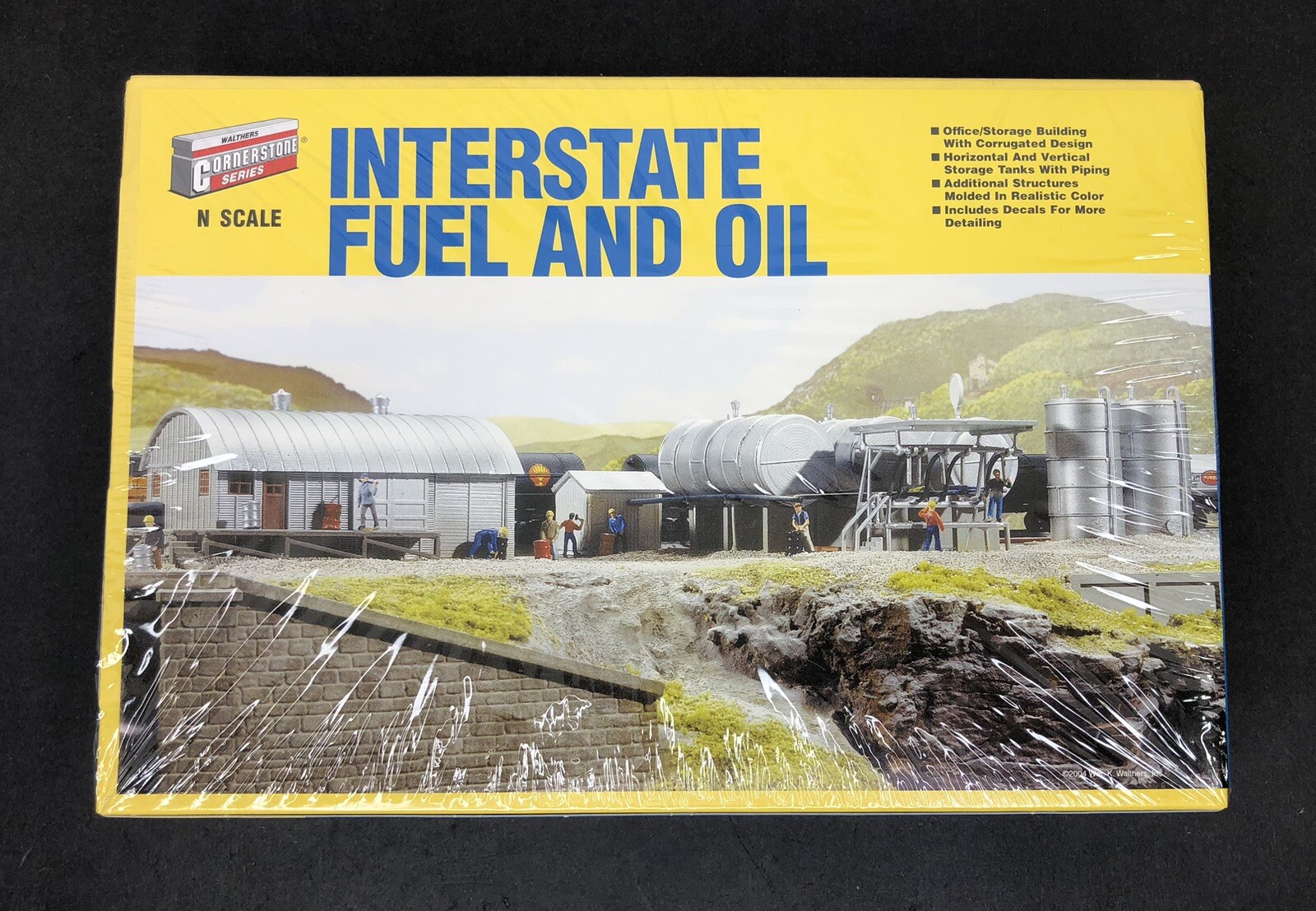 Walthers Cornerstone Interstate Fuel And Oil N Scale Train Building Kit ...