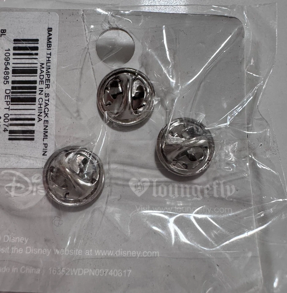 Disney Bambi and Thumper Sleeping Loungefly Enamel Pin Set - Image 2 of 2