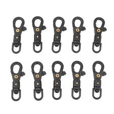 10pcs Plastic Swivel Snap Hook for Weave Lanyard Buckles